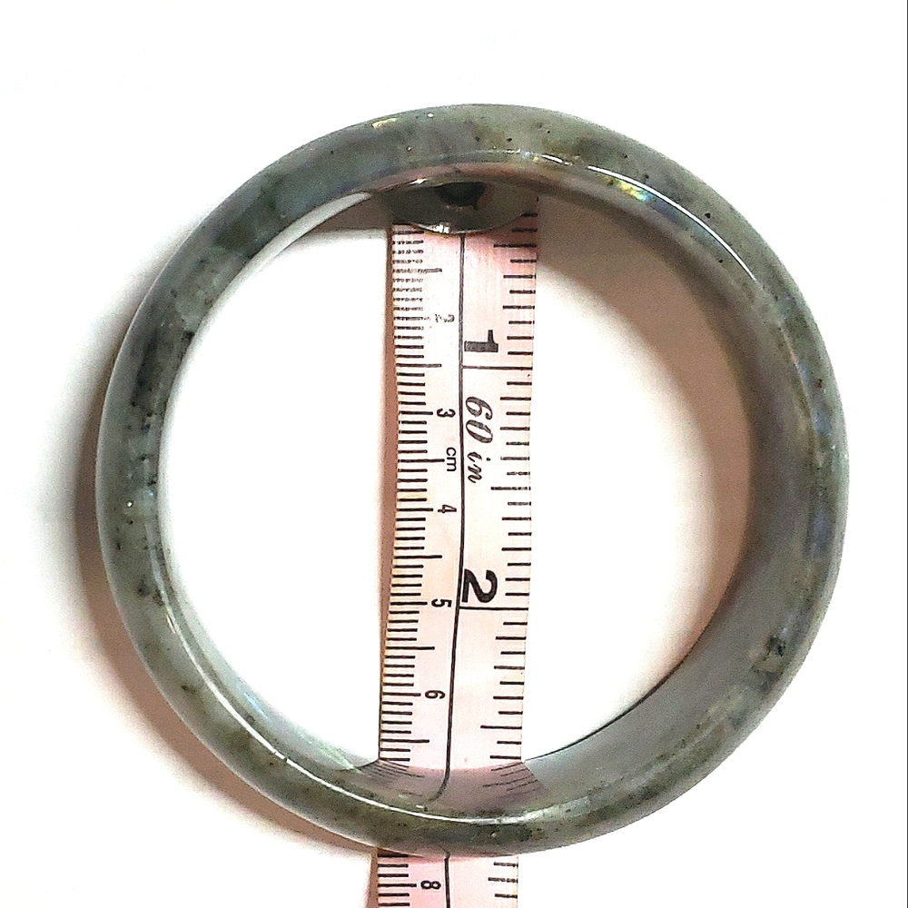 *Millard Gem Quality Labradorite Bangle Bracelet - image 3